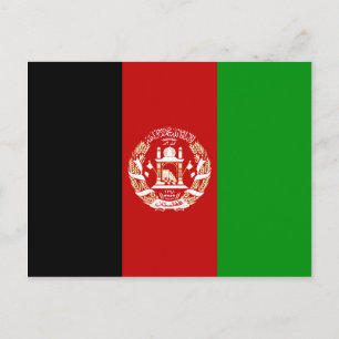 Carte postale Drapeau Afghanistan