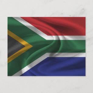 Carte Postale Drapeau Afrique du Sud