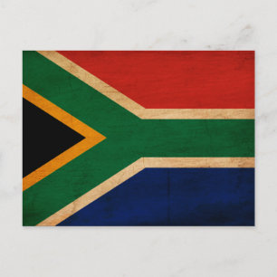 Carte Postale Drapeau Afrique du Sud