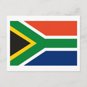 Carte postale Drapeau Afrique du Sud