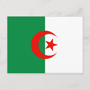 Carte Postale Drapeau Algérie