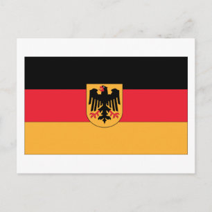 Carte Postale Drapeau allemand
