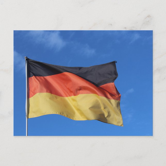 Carte postale drapeau allemand (Devant)