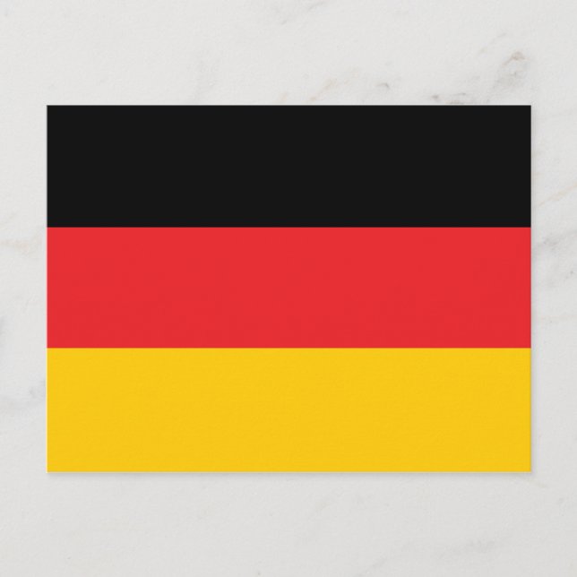 Carte Postale Drapeau allemand (Devant)