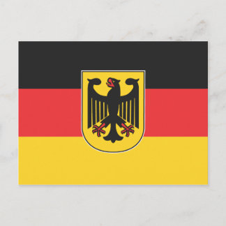 Carte Postale Drapeau allemand