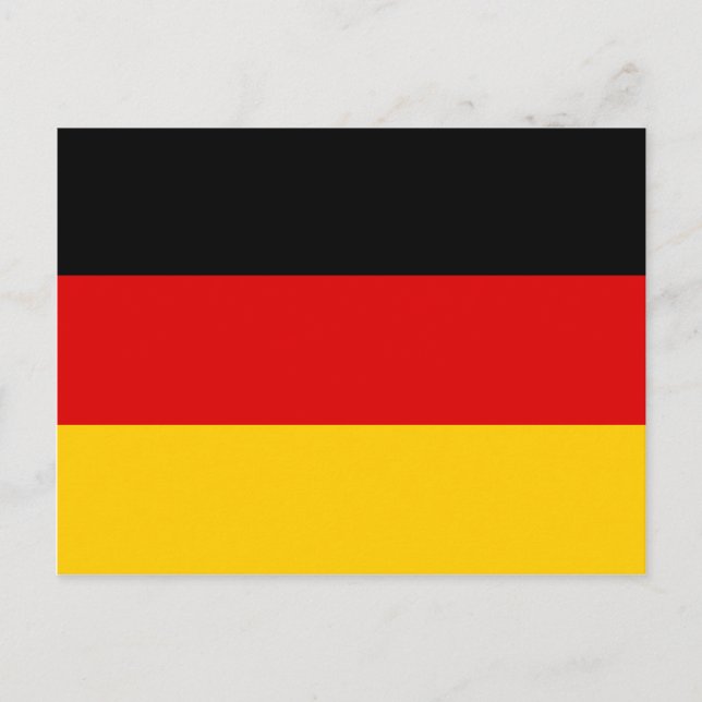 Carte Postale Drapeau allemand (Devant)