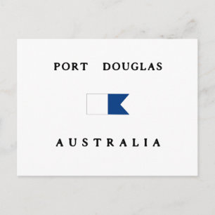 Carte Postale Drapeau Alpha Dive de Port Douglas Australie