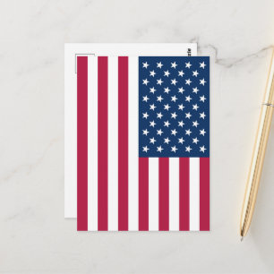 Carte Postale Drapeau américain