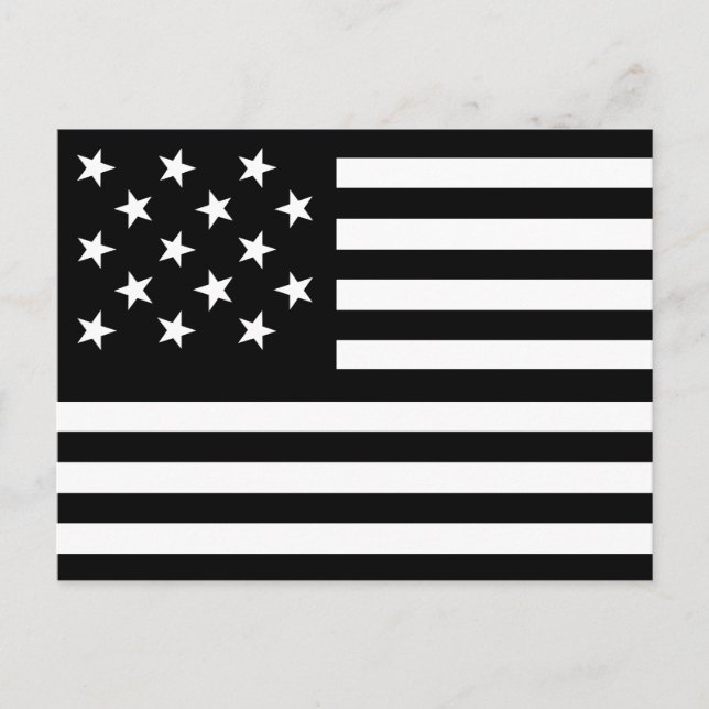 Carte Postale Drapeau américain 15 étoiles (Devant)