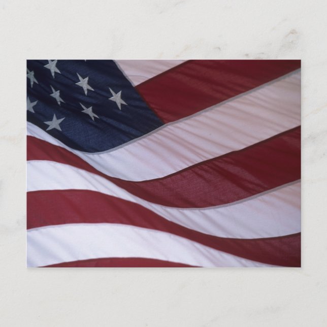 Carte Postale Drapeau américain, Caroline du Nord, États-Unis (Devant)