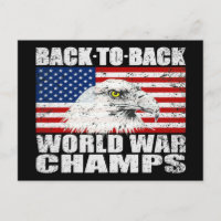 Drapeau américain en détresse & Eagle World War Ch