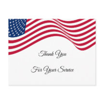 Drapeau Américain Merci pour votre service