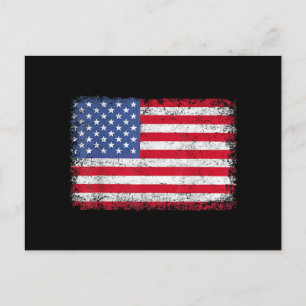 Carte Postale Drapeau Américain Patriotique Pour Hommes Femmes E