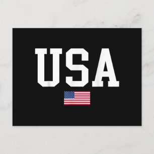 Carte Postale Drapeau Américain Patriotique Pour Hommes Femmes E