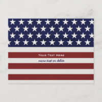 Drapeau américain personnalisé pour le 4 juillet