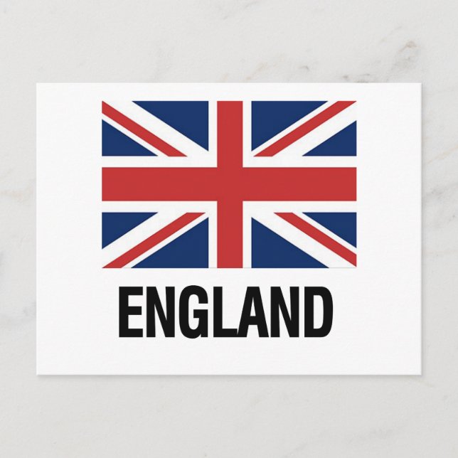 Carte Postale Drapeau anglais (Devant)