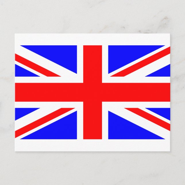 Carte Postale drapeau anglais Royaume-Uni (Devant)