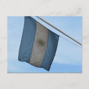 Carte Postale drapeau argentin