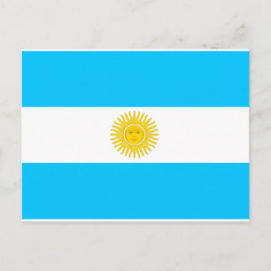Carte Postale Drapeau Argentine