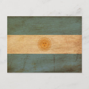 Carte Postale Drapeau Argentine