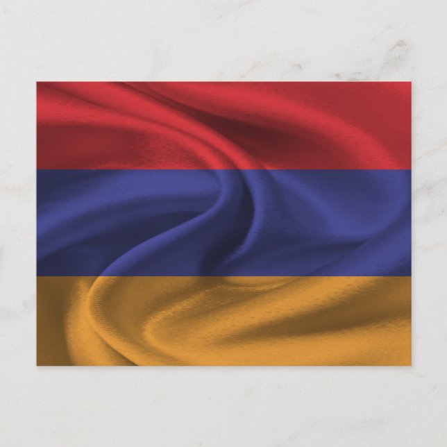 Carte Postale Drapeau Arménie (Devant)