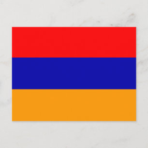 Carte postale Drapeau Arménie