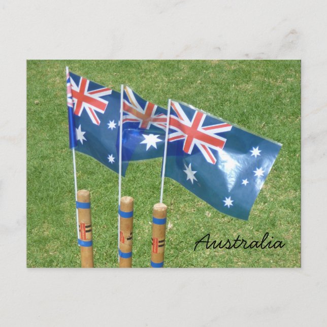Carte Postale drapeau aussie souches (Devant)