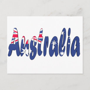 Carte Postale Drapeau Australie