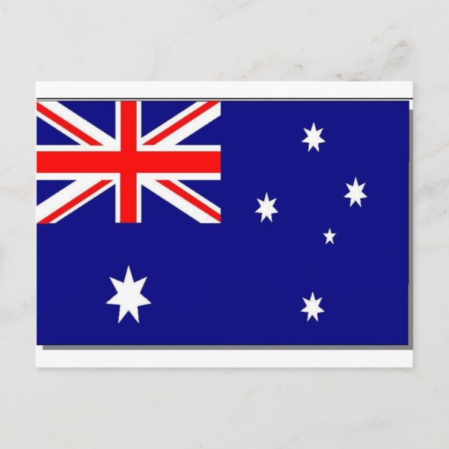 Carte Postale Drapeau australien (Devant)