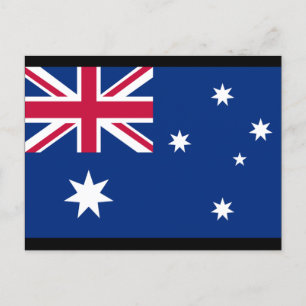 Carte Postale Drapeau australien et signification
