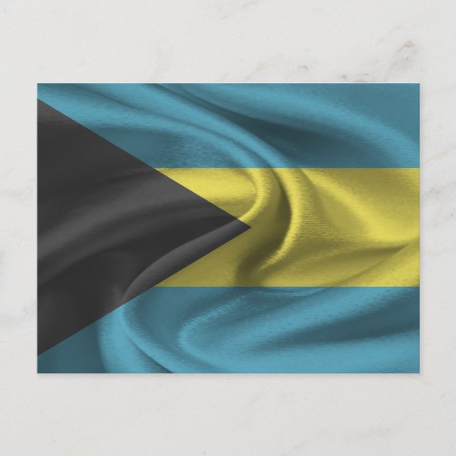 Carte Postale Drapeau Bahamas (Devant)