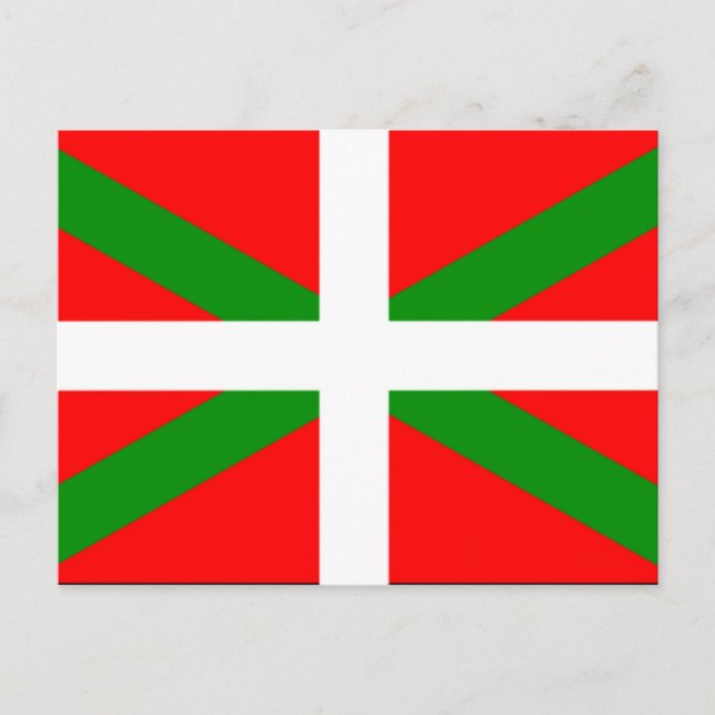 Carte Postale Drapeau basque (Devant)