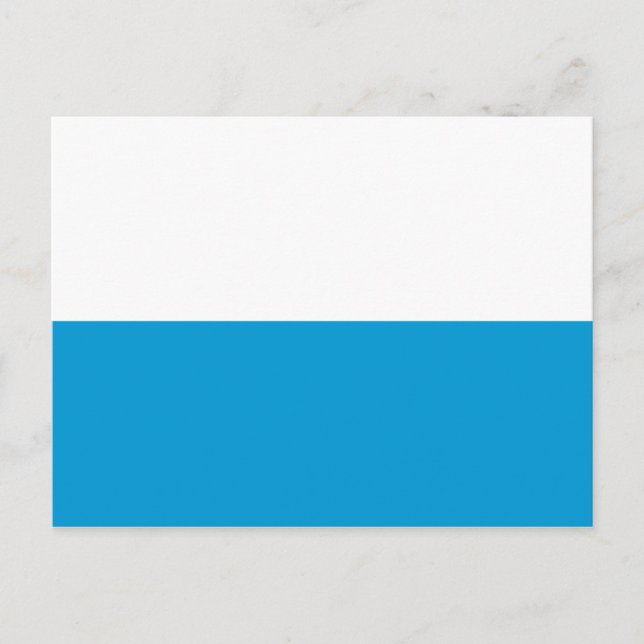 Carte Postale Drapeau bavarois (Devant)