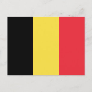 Carte Postale Drapeau belge patriotique