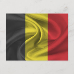 Carte Postale Drapeau Belgique