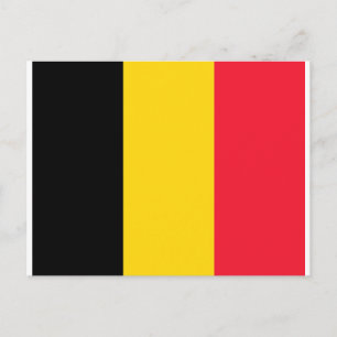 Carte Postale Drapeau Belgique