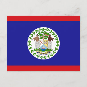 Carte Postale Drapeau bélizien