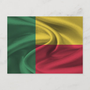 Carte Postale Drapeau Bénin