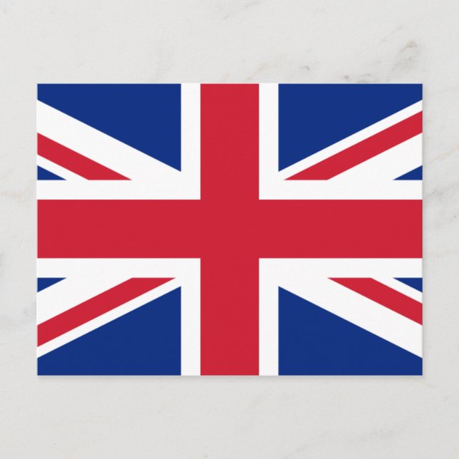 Carte Postale Drapeau britannique (Devant)