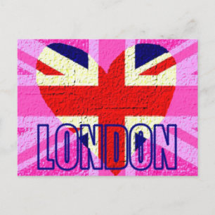 Carte Postale Drapeau britannique Londres