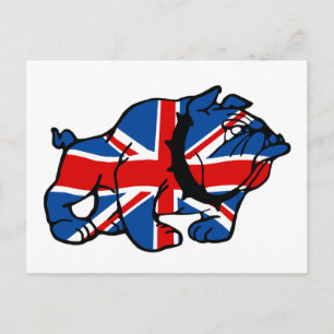 Carte Postale Drapeau britannique patriotique