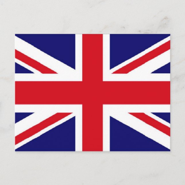 Carte Postale Drapeau britannique Union Jack (Devant)