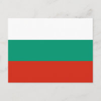 Carte postale drapeau Bulgarie