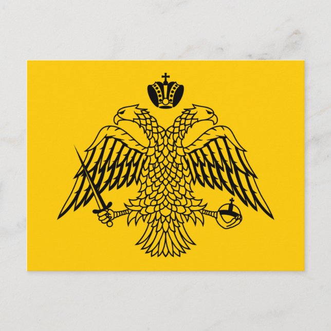 Carte Postale Drapeau byzantin (Devant)