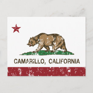 Carte Postale Drapeau californien Camarillo