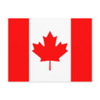 Carte postale Drapeau Canada