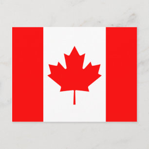 Carte postale Drapeau Canada