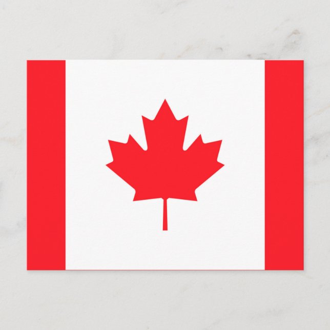 Carte postale Drapeau Canada - Carte postale Souve (Devant)