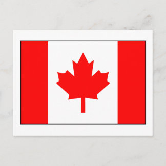 Carte Postale Drapeau canadien
