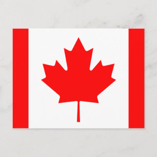 Carte Postale Drapeau canadien